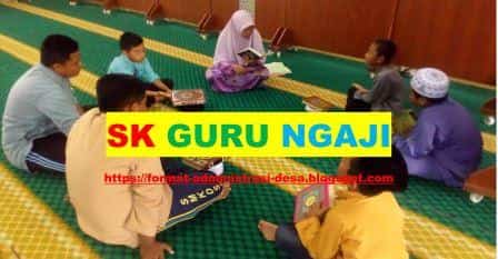 Format Terbaru Sk Pengangkatan Guru Ngaji Tpq Desa Format