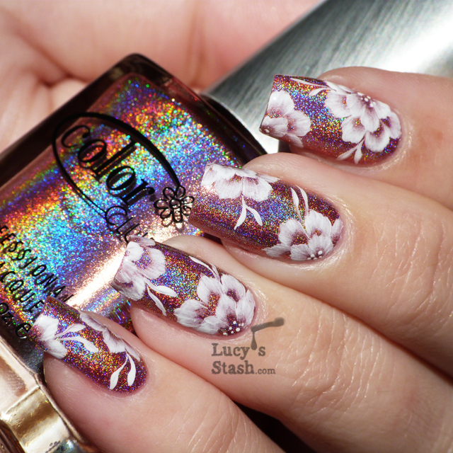 Lucy's Stash - one stroke nail art