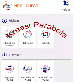 Cara Refresh Receiver Nex Parabola