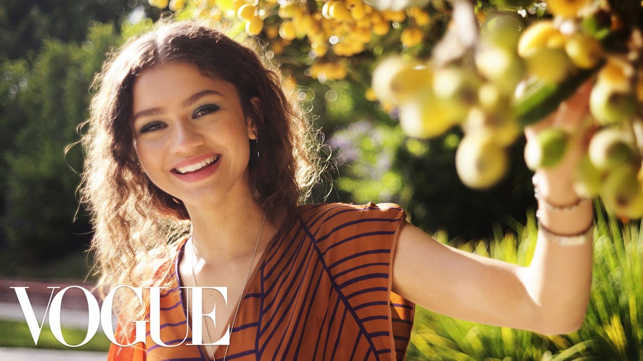 Zendaya Does 73 Questions With Vogue Wearing Chalayan Studio