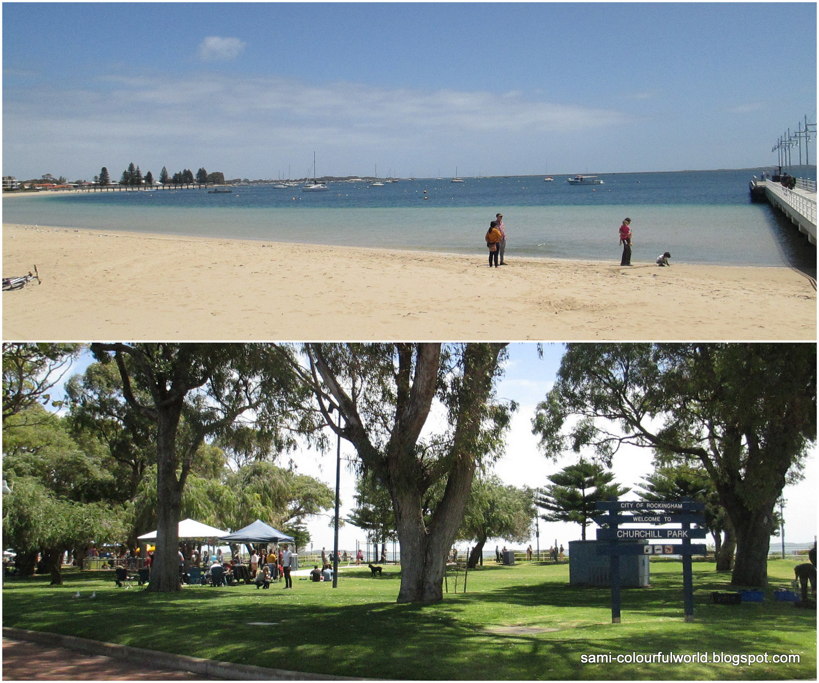 COLOURFULWORLD Castaways Sculptures at Rockingham Beach