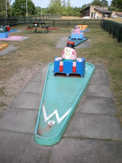 Crazy Golf at Bainland Country Park in Woodhall Spa
