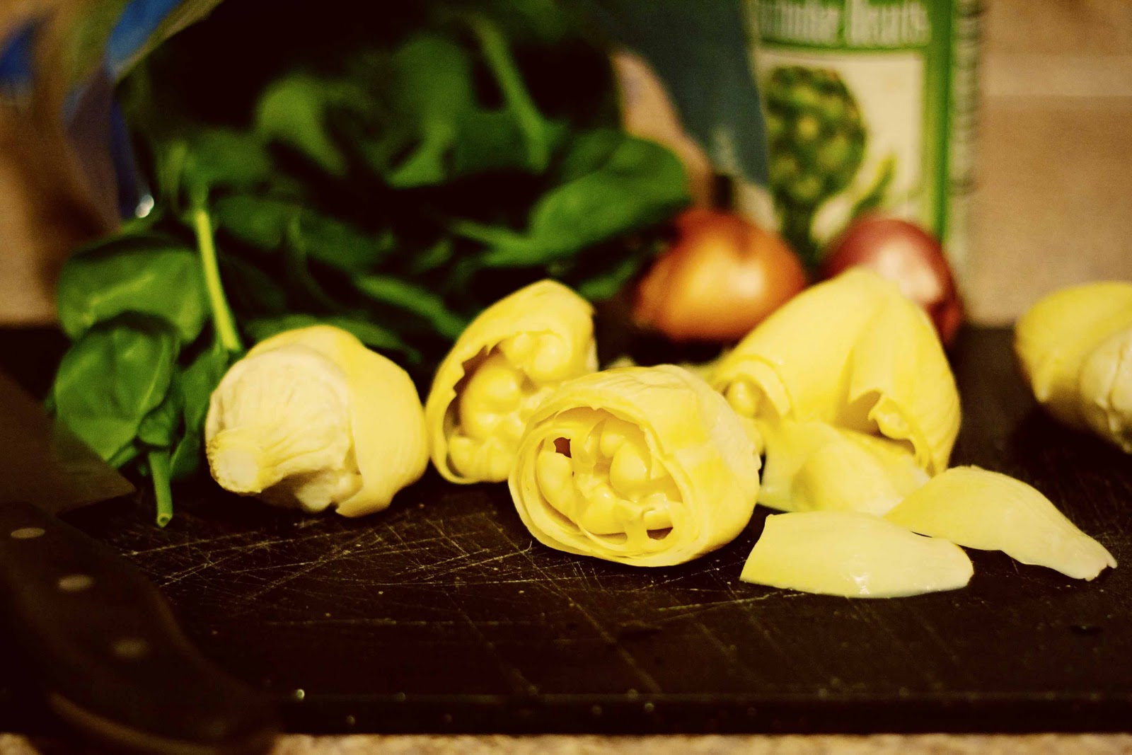 Taking Our Sweet Time Spinach, Artichoke and Tofu Stuffed Shells