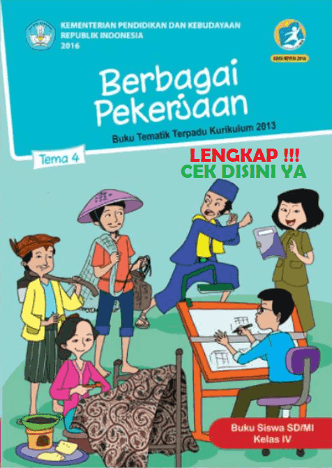 Lengkap Kunci Jawaban Tematik Kelas 4 Tema 4 Berbagi Pekerjaan - Simple News Kunci Jawaban Lengkap Terbaru