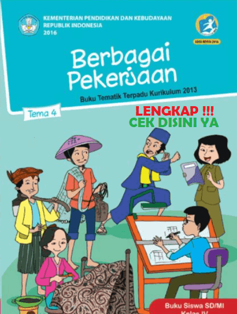 Lengkap Kunci Jawaban Tematik Kelas 4 Tema 4 Berbagi Pekerjaan - Simple News Kunci Jawaban Lengkap Terbaru