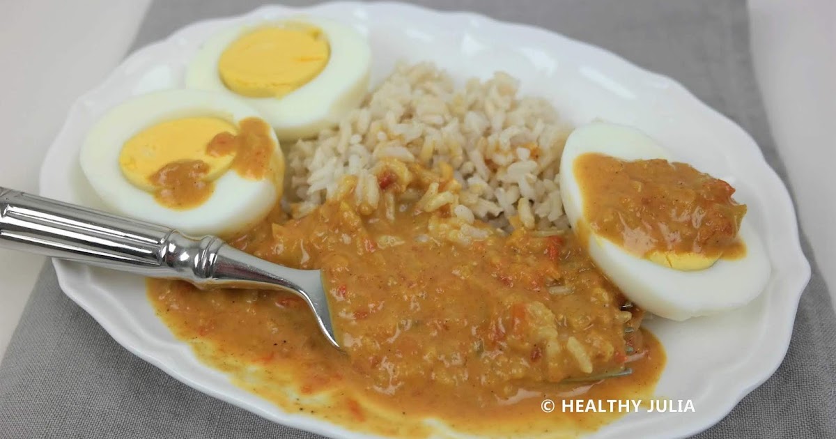 Curry D œufs Healthy Julia