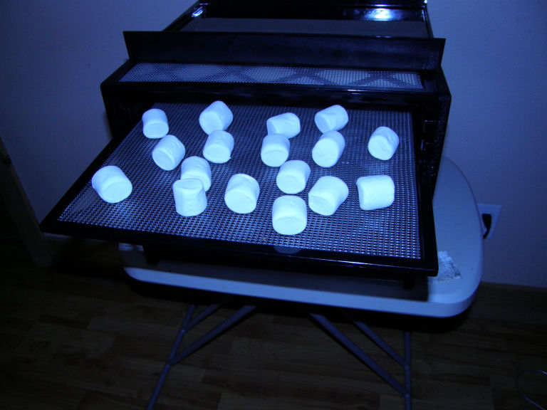Bear Creek Blog Dehydrating Marshmallows