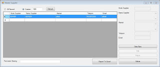 Program Persediaan Barang, Inventory atau Gudang Dengan VB .NET