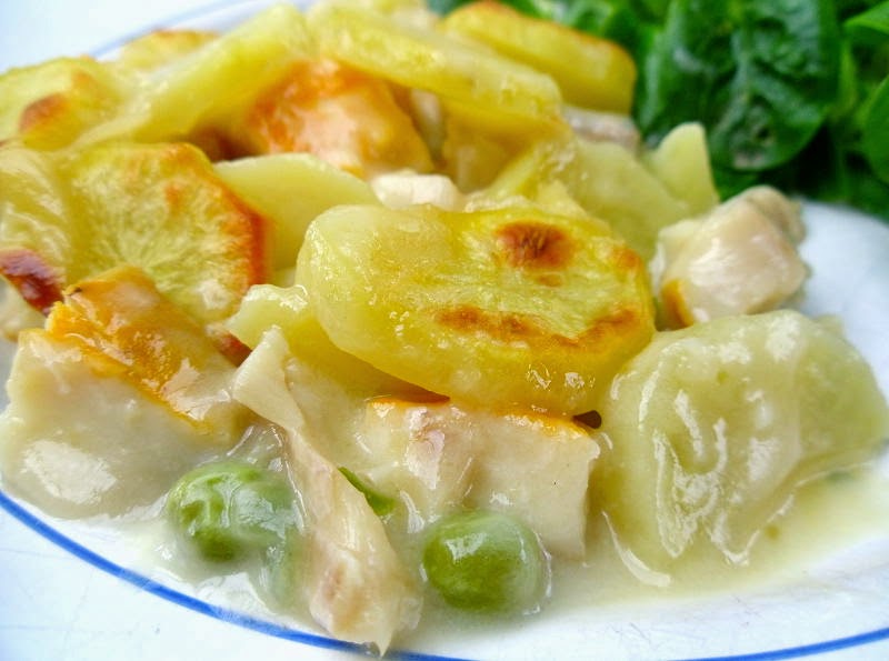 Gourmande ou passionnée...: Gratin de haddock, pommes de terre et