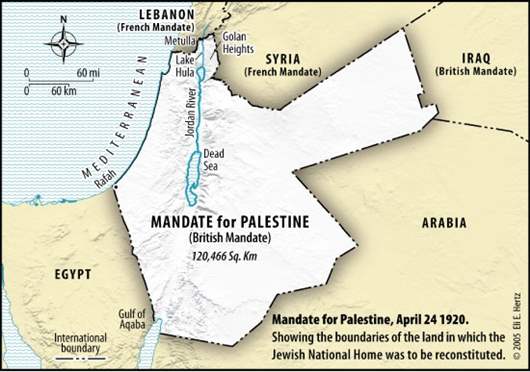 The Mandate for Palestine aka Greater Israel by fact and law 1920: The Mandate for Palestine aka 