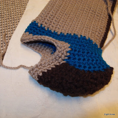eight acres: crochet socks step-by-step