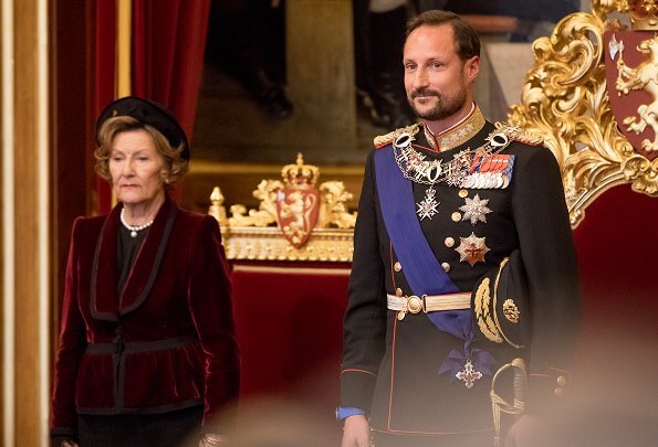 Crown Prince Haakon and Queen Sonja attended the opening of Norwegian ...
