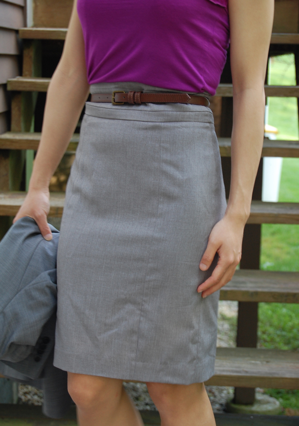 OOTD: H&M Gray Pencil Skirt - Elle Blogs