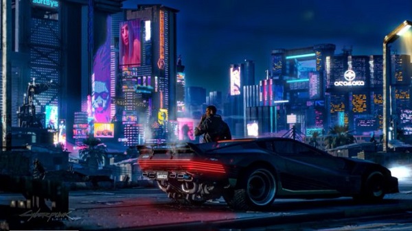 بالفيديو إستعراض لمدينة Night City داخل لعبة Cyberpunk 2077 و سيارة جديدة في الواجهة 