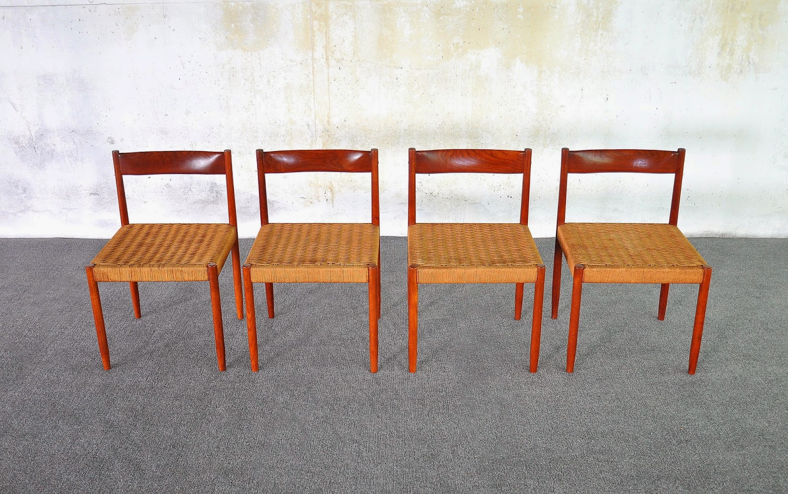 SELECT MODERN Danish Modern Teak Dining Chairs