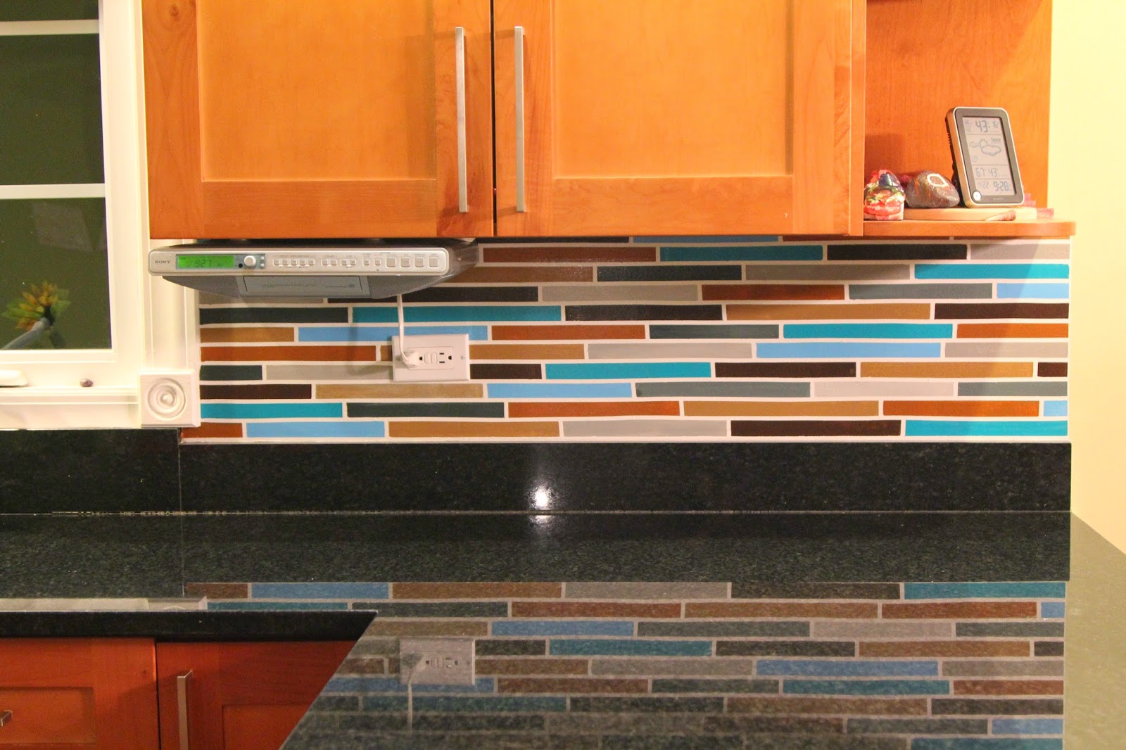 My Real Life Parenting: How to paint a backsplash.