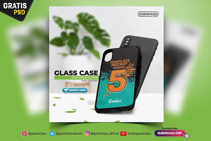 Mockup Glass Case iPhone X