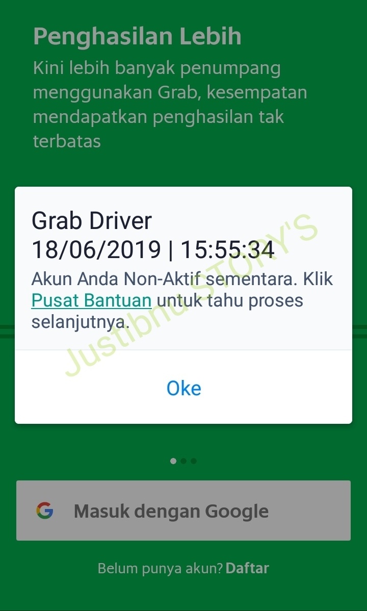 mudah mengaktifkan akun grab driver