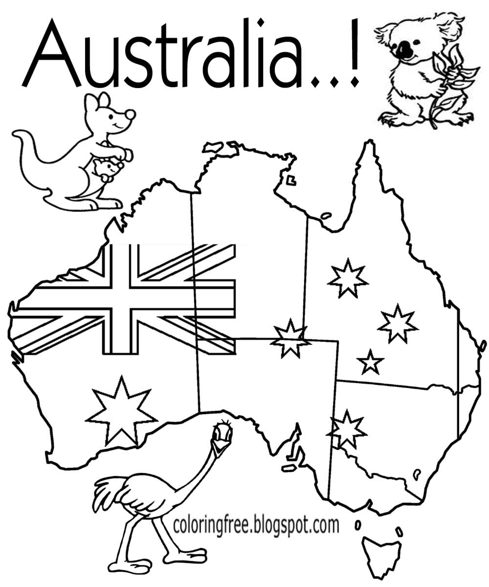 coloring-pages-australia