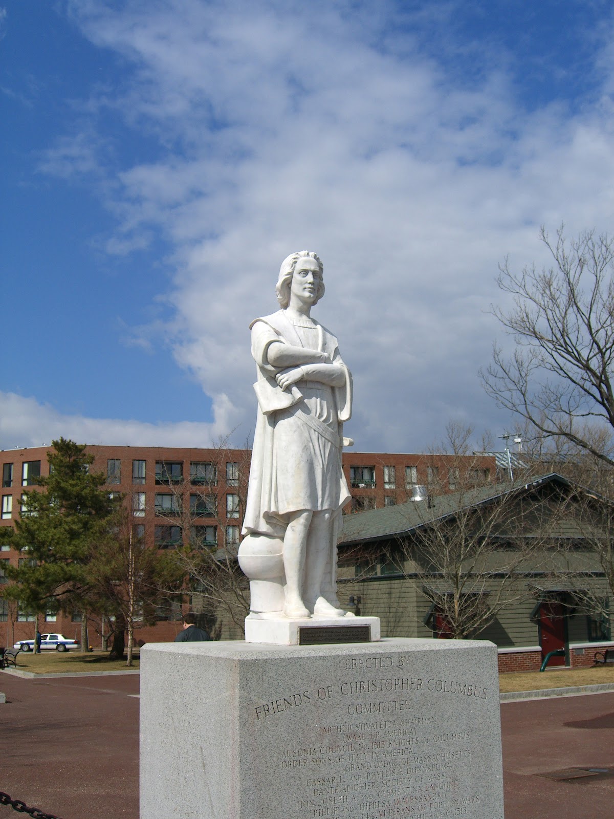 Boston Bronze and Stone Speak To Us Christopher Columbus Boston Monument
