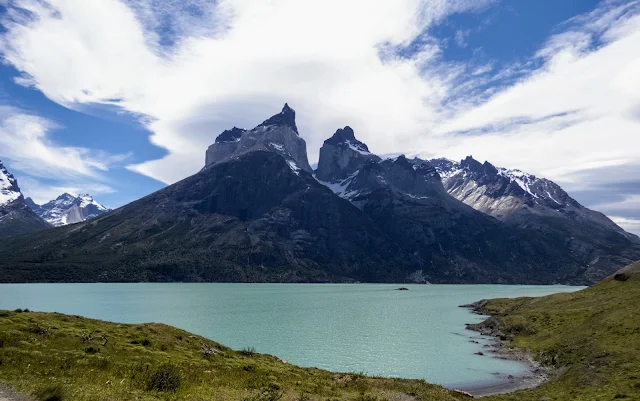 Mirador Cuernos in Torres del Paine National Park in Chile on a day trip from Puerto Natales