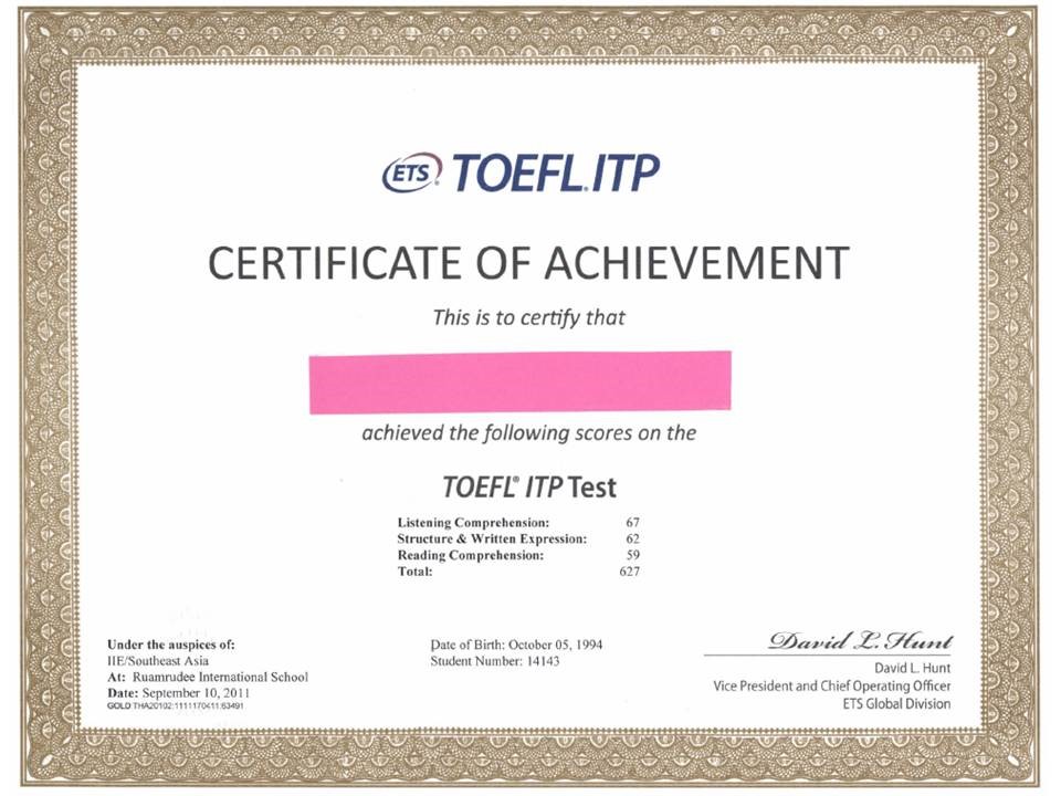 Chứng chỉ tiếng Anh TOEFL du học Mỹ