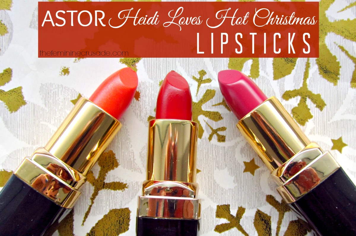 Astor 'Heidi Loves Hot Christmas' Lipsticks
