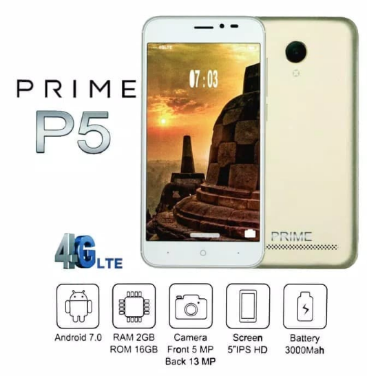 Prime P5 Terbaru 4g Harga Dan Spesifikasi Hp