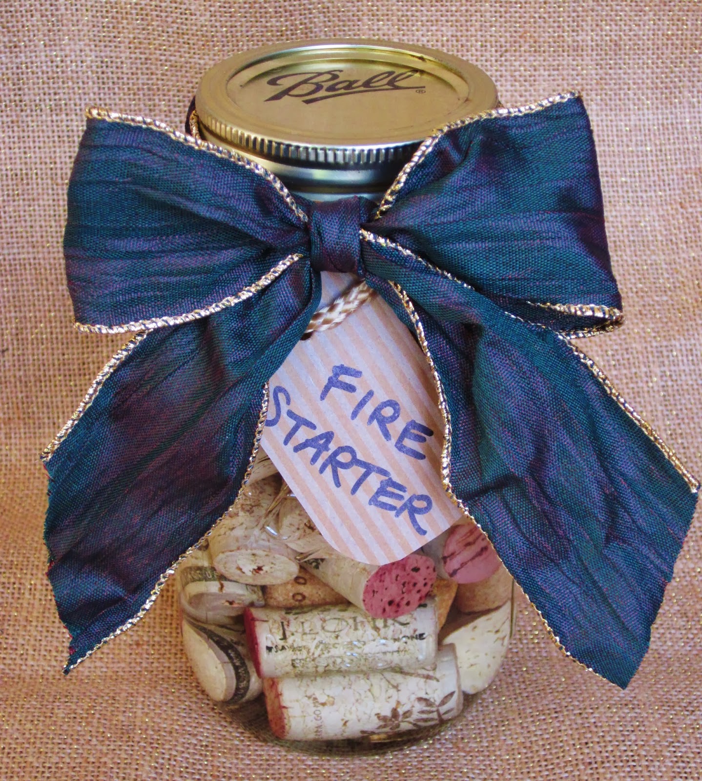 BonnieProjects Wine cork fire starters