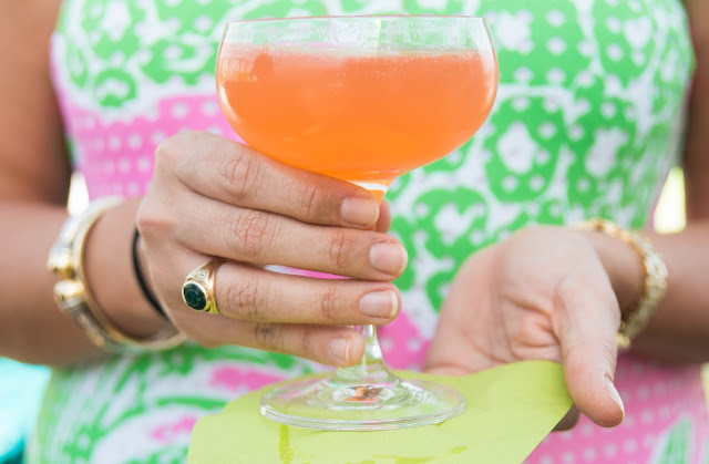 lilly pulitzer inspired cocktail