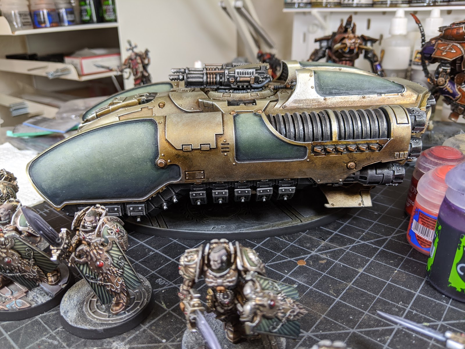 My personal tests with Vallejo Metal Air paint - Painting