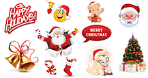 Christmas emoticons