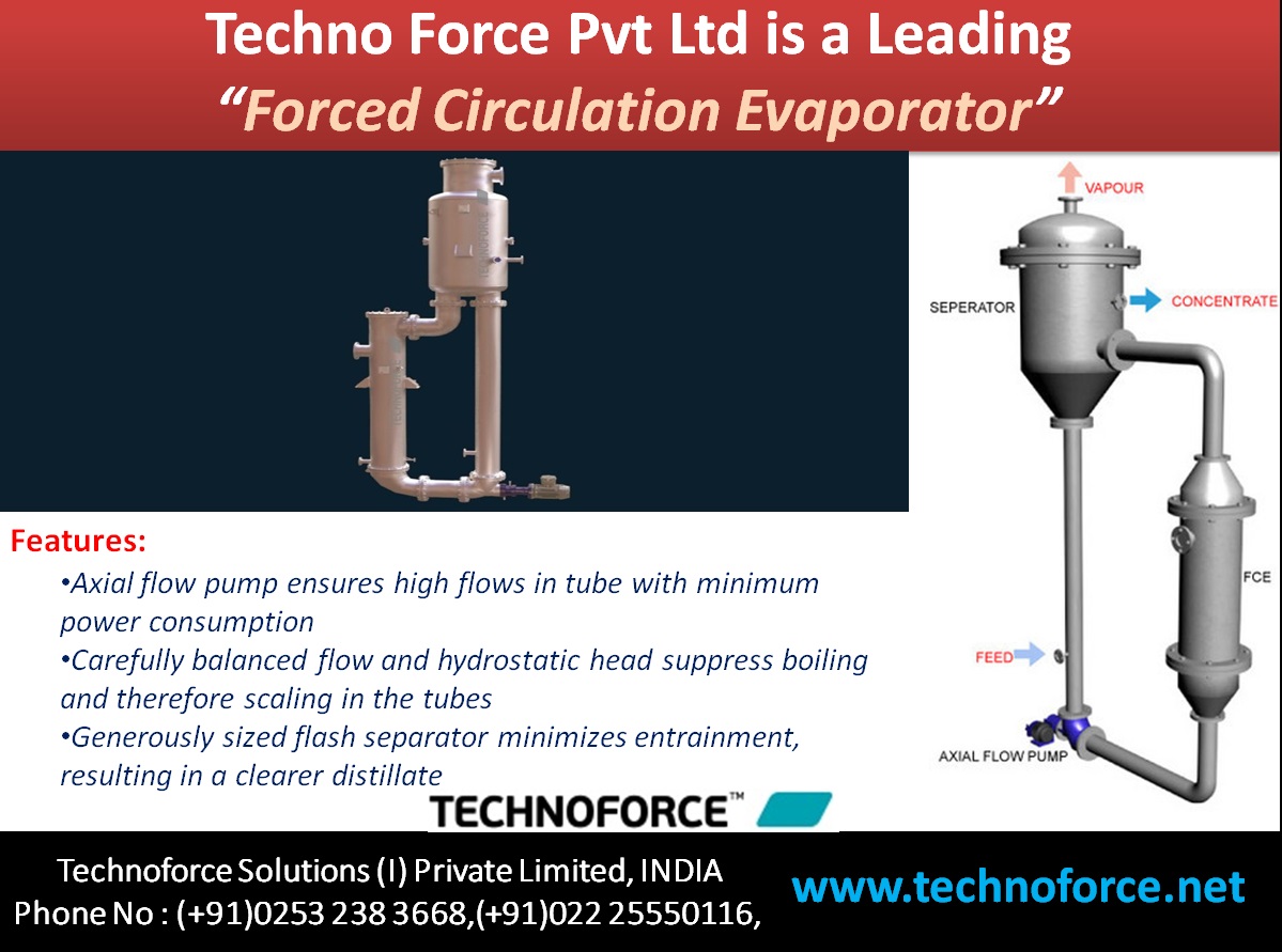 Forced Circulation Evaporator