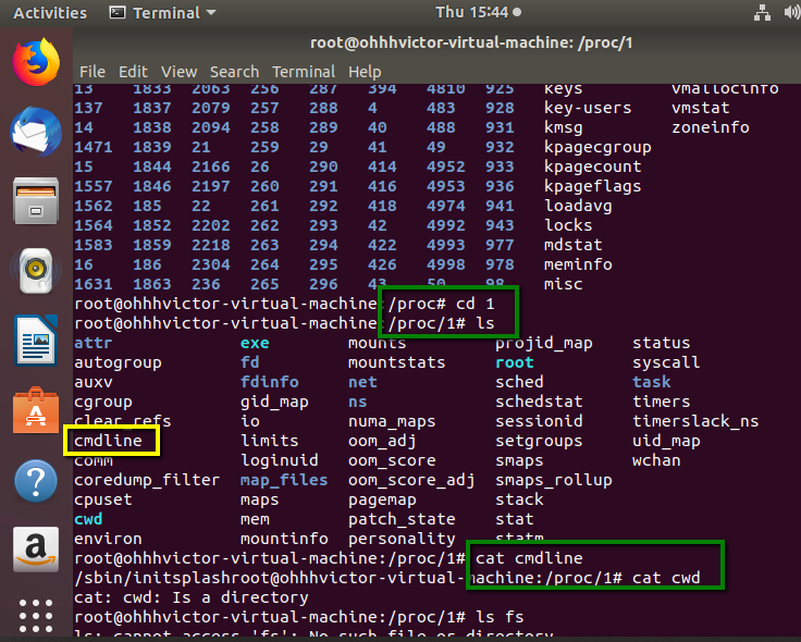 The /proc Filesystem Linux