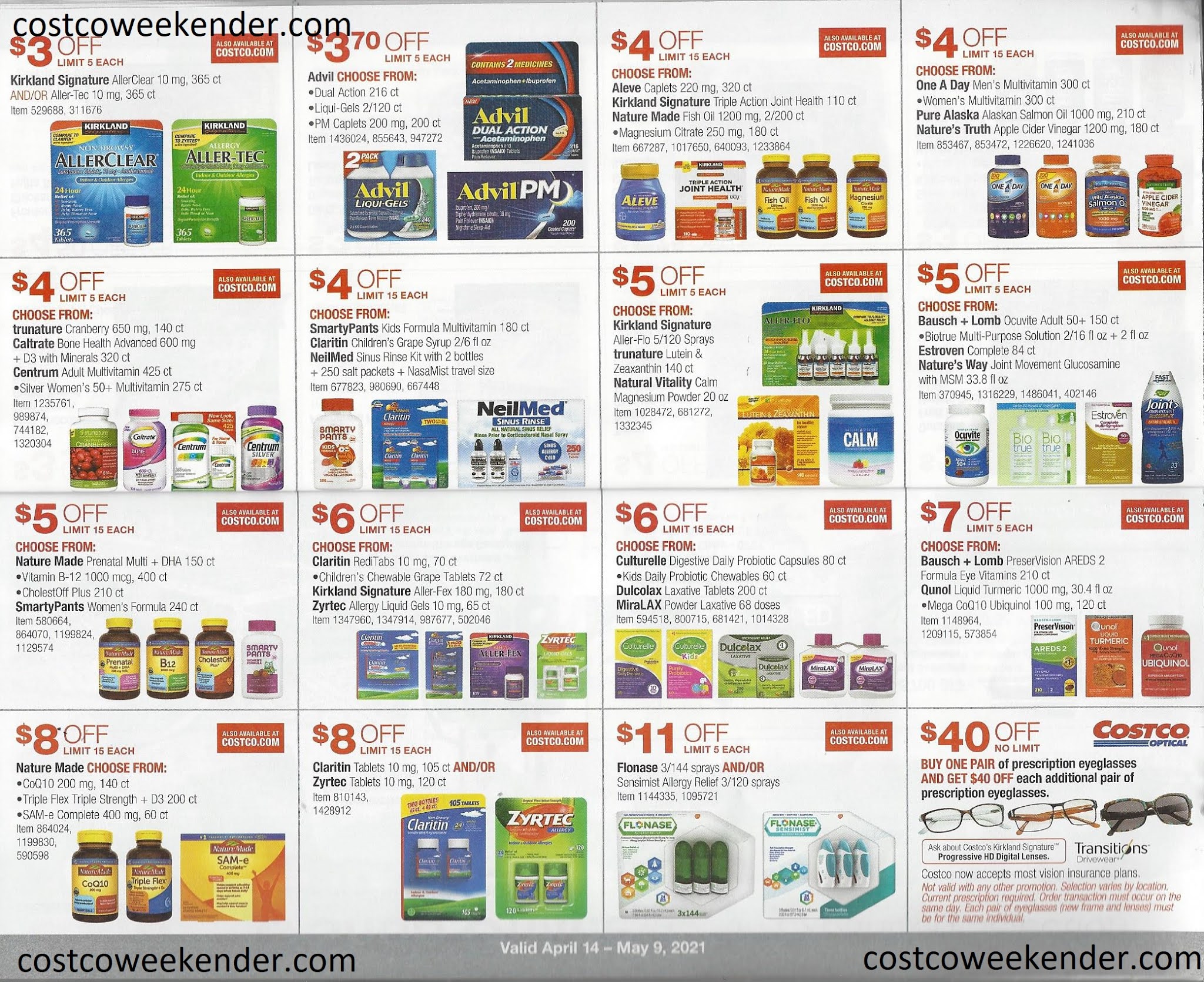 April 2021 Costco Coupon Book Costco Weekender
