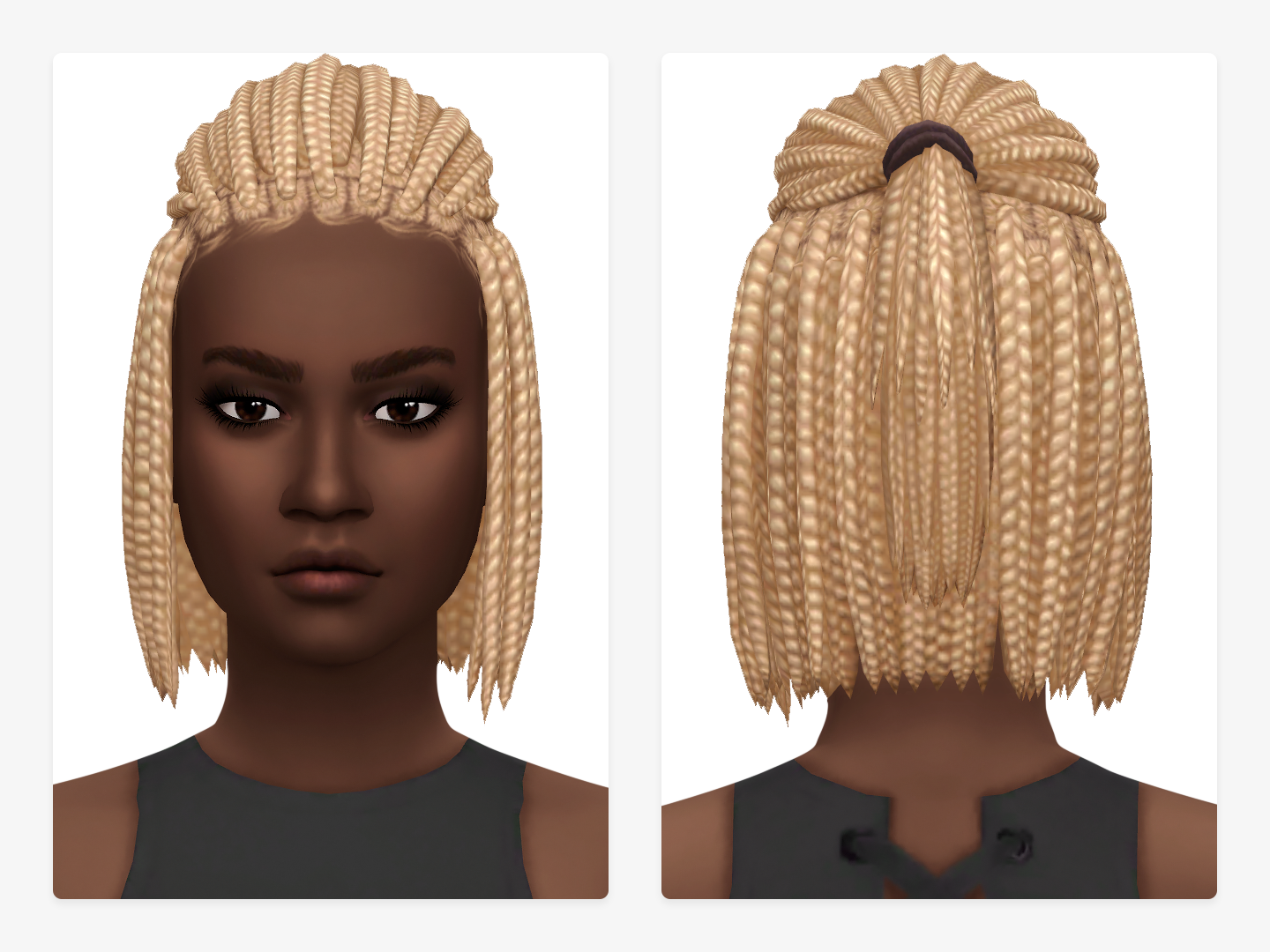 Danai Sims 4 CC Hair