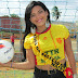 REGIÃO / Musa da seleção, Bianca Santos, recepciona jogadores e torcedores na estréia da seleção, em Mairi
