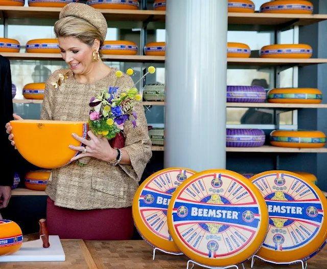 Queen Maxima of The Netherlands opens the Lustrum Beursvloer of the Waaier Foundation