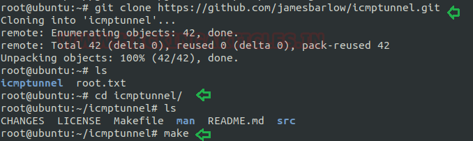 Command and Control via ICMP Tunneling