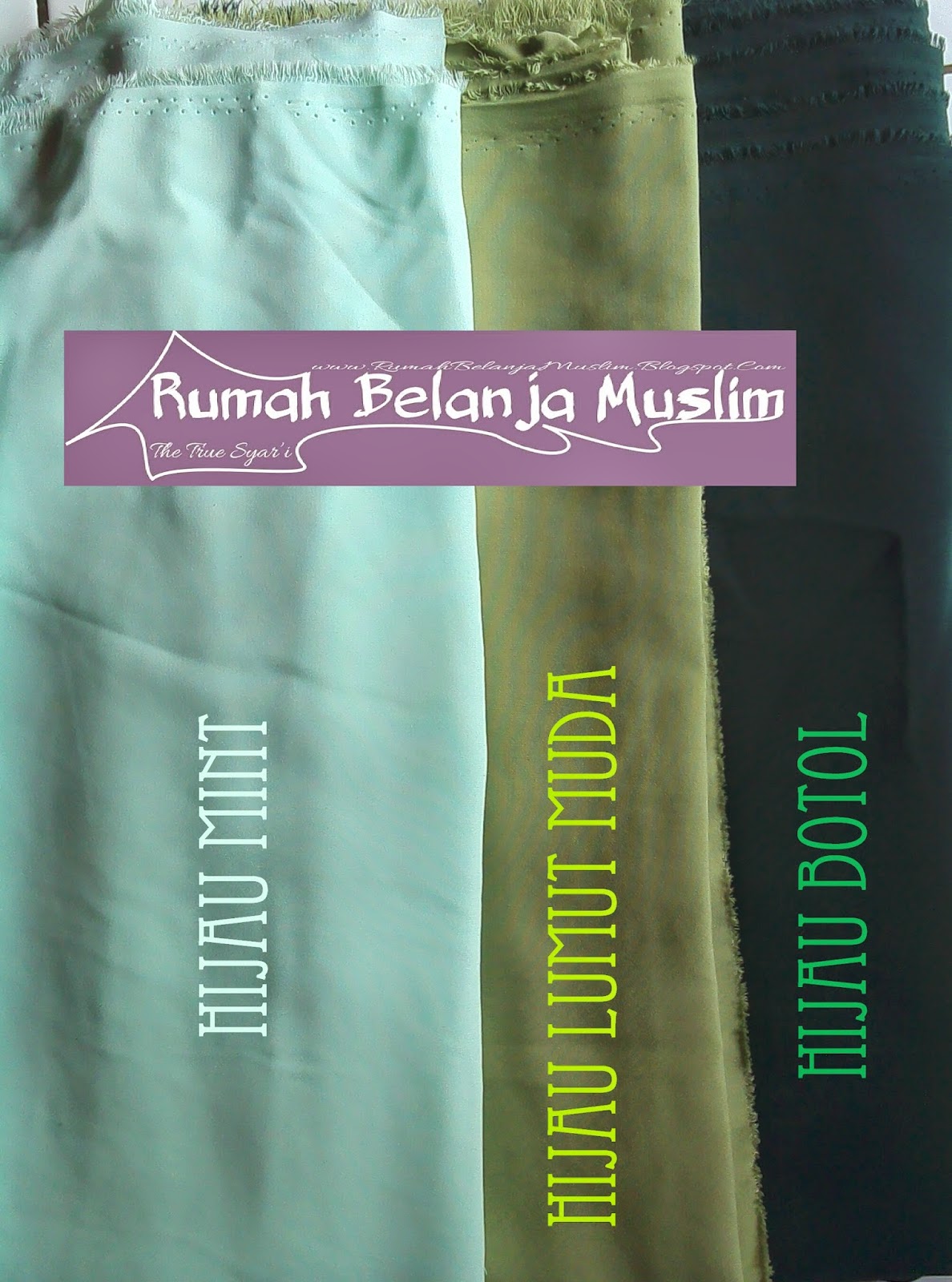 RUMAH BELANJA MUSLIM Jual Kain Wolfis Potongan 2 Meteran