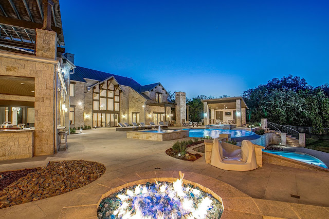 11 000 Square Foot Stone Modern Farmhouse In Westlake TX THE