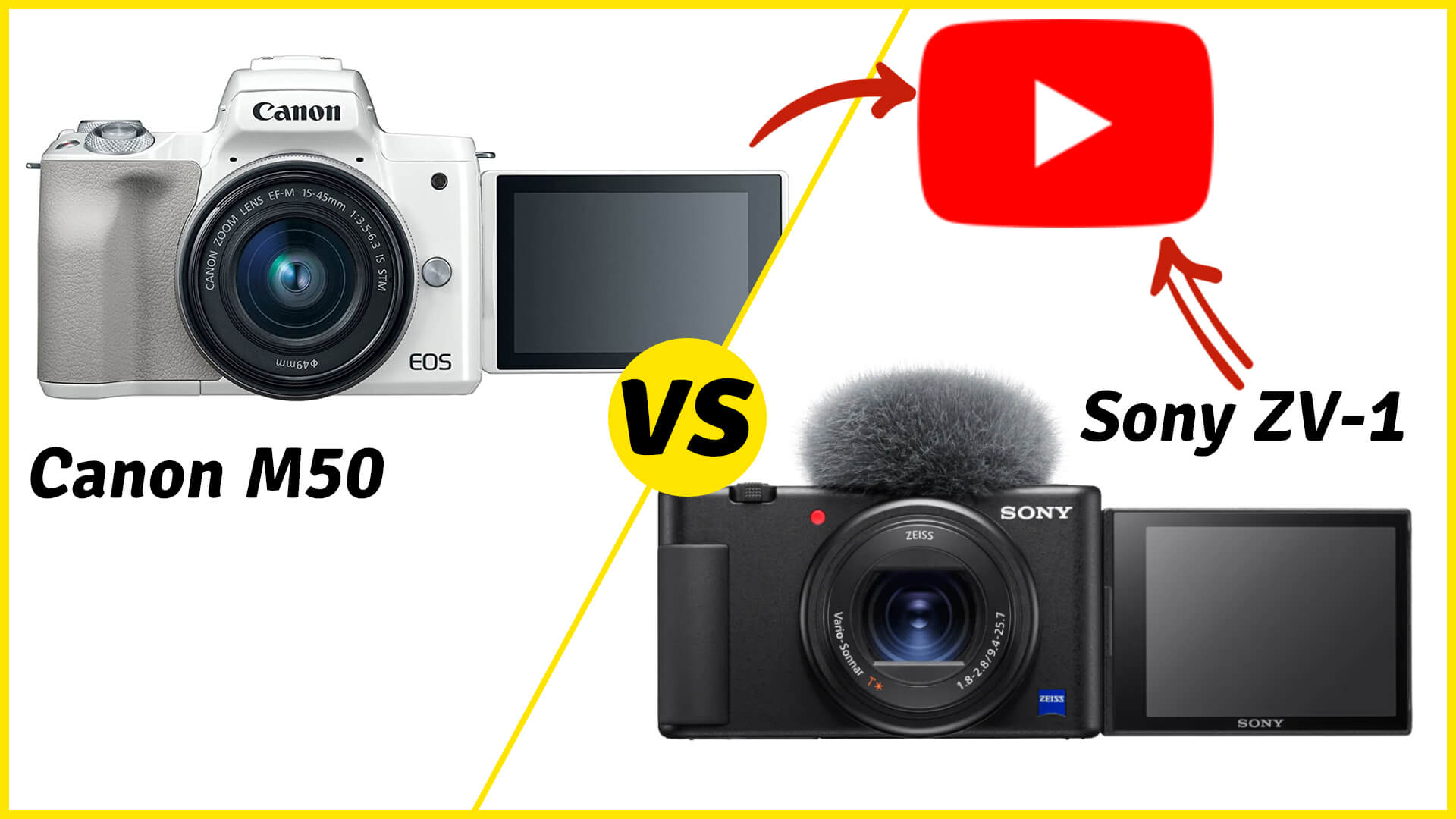 Best Camera for YouTube? Canon M50 VS Sony ZV1