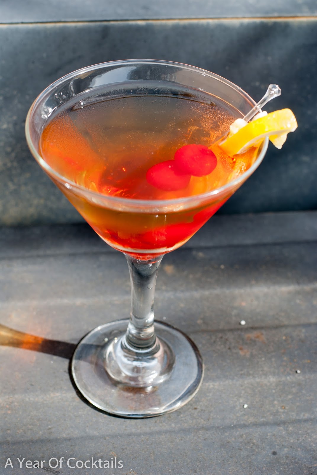 Judy's Manhattan A Year of Cocktails