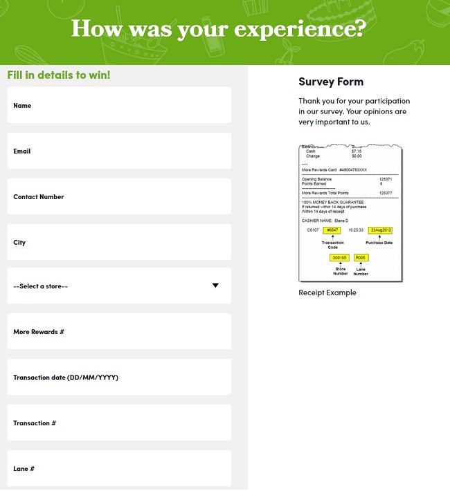 save on foods Canada Save on Foods Survey Contest