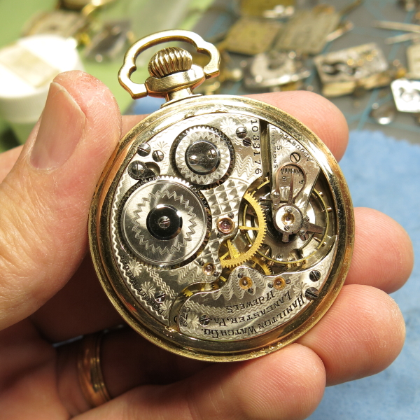 Vintage Hamilton Watch Restoration: 1913 Hamilton 972 Pocket Watch