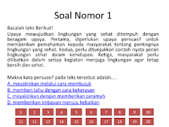 Latihan Soal UN Bahasa Indonesia SMP dan Pembahasannya