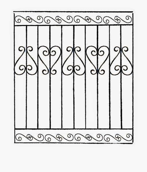 Sencillos diseños de balcones para ventanas