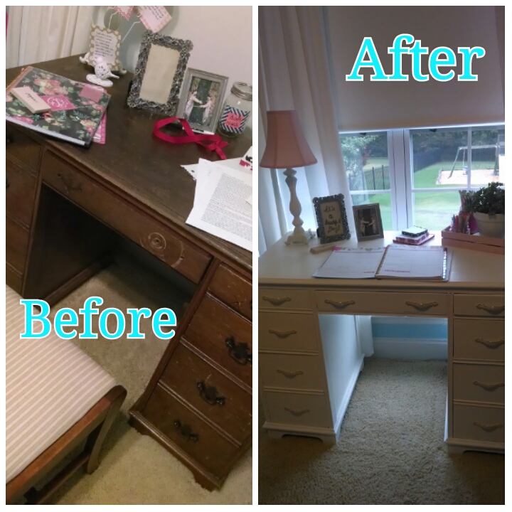 Caroline's Corner DIY Painting My Desk