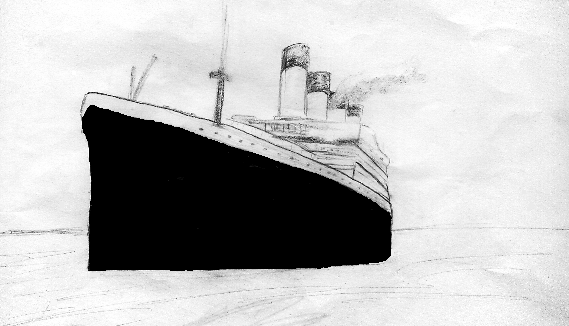 Рисуем титаник с детьми