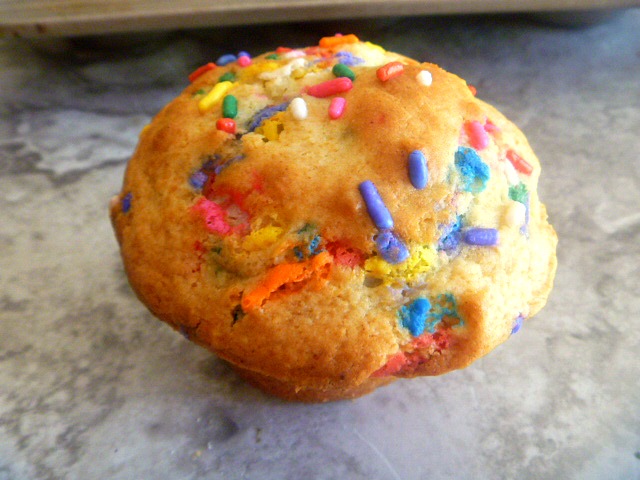 Celebration Muffins are sweet and tender muffins filled with rainbow sprinkles will bring a smile to your face and joy in your heart! - Slice of Southern